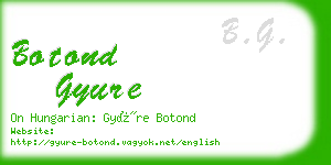 botond gyure business card